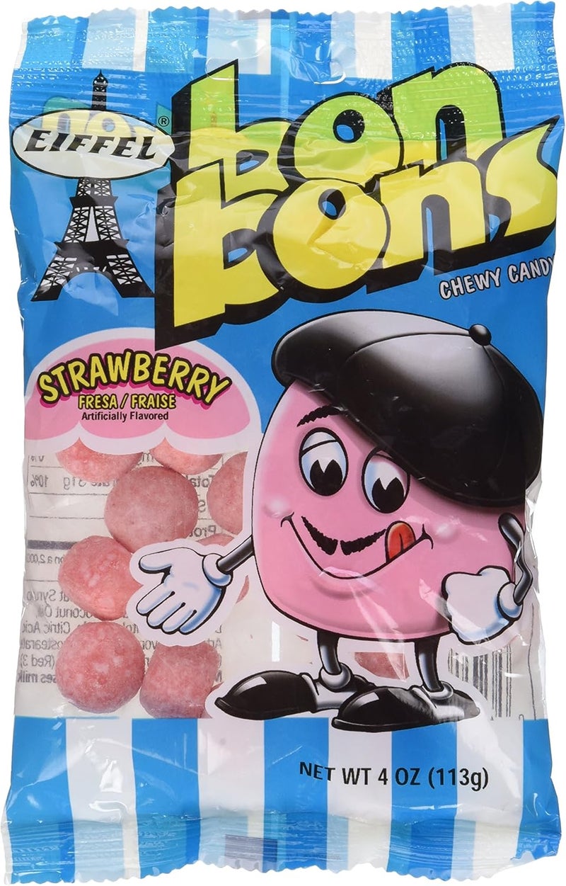 Eiffel Bon Bons Strawberry Chewy Candy - Image 1
